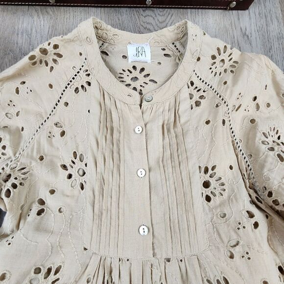 Anthropologie dRA Yara Mini Eyelet Dress size M - Picture 3 of 7